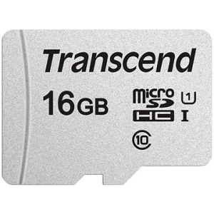 Transcend microSDHC 300S 16 GB + SD adapter