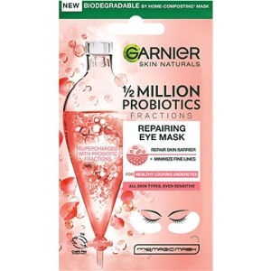 Garnier Skin Naturals Regeneráló textilmaszk szemkörnyékre probiotikummal gazdagítva, 6 g