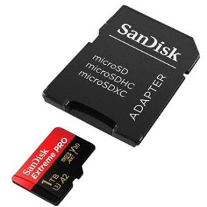 Sandisk MicroSDXC 1TB Extreme Pro UHS-I A2 (V30) U3 + SD adapter