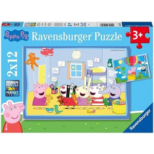 Ravensburger Puzzle 055746 Peppa malac: Peppa kalandja 2x12 db