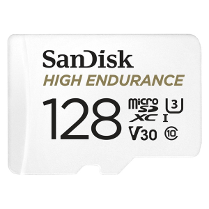 Sandisk 128gb micro sdxc memória kártya sandisk high endurance cl10 u3 v30 + adapter (sdsqqnr-128g-gn6ia / 183567)