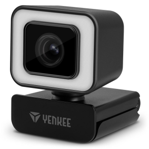 YENKEE Quadro Full HD webkamera fekete (YWC 200) (YWC 200)