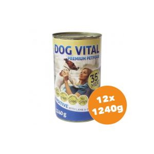 DOG VITAL konzerv sensitive lamb&rice 12x1240g