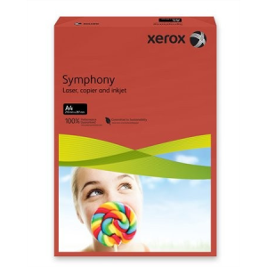 Xerox Symphony színes másolópapír, A4, 160 g, sötétpiros (intenzív) 250 lap/csomag