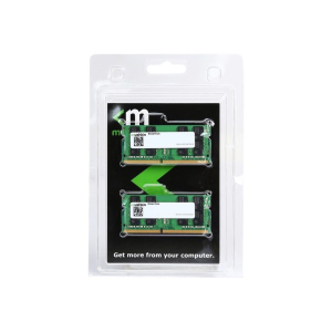 Mushkin Essentials - DDR4 - kit - 16 GB: 2 x 8 GB - SO-DIMM 260-pin - 3200 MHz / PC4-25600 - unbuffered (MES4S320NF8GX2) - Memória