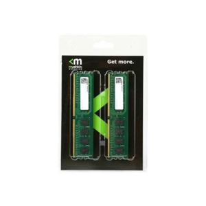 Mushkin Essentials - DDR4 - kit - 32 GB: 2 x 16 GB - DIMM 288-pin - 3200 MHz / PC4-25600 - unbuffered (MES4U320NF16GX2)