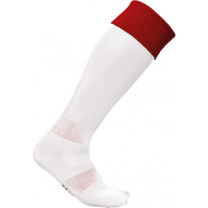 PROACT Uniszex zokni Proact PA0300 Two-Tone Sports Socks -31/34, White/Sporty Red