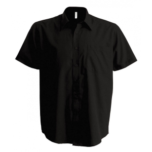 KARIBAN Férfi ing Kariban KA551 Ace - Short-Sleeved Shirt -6XL, Brown