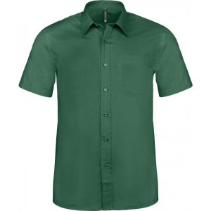 KARIBAN Férfi ing Kariban KA551 Ace - Short-Sleeved Shirt -S, Forest Green