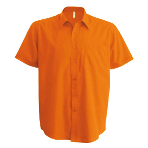 KARIBAN Férfi ing Kariban KA551 Ace - Short-Sleeved Shirt -XL, Orange