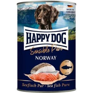 Happy Dog Pur Norway - Szín lazachúsos konzerv (6 x 400 g) 2.4 kg