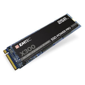 Emtec SSD (belső memória), 256GB, M2 NVMe, 1700/1000 MB/s, EMTEC X300
