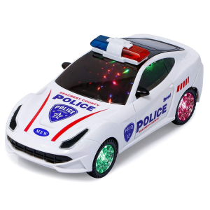  Police PC világítós zenélős önműködő autó No.2018C - Gyerek játék