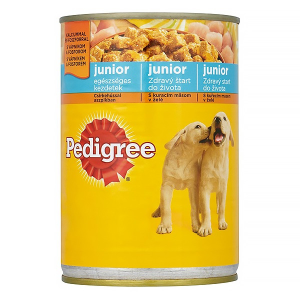 Pedigree állateledel konzerv pedigree kutyáknak junior csirkehússal 400g 119 403