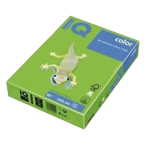 IQ Fénymásolópapír színes iq color a/4 80 gr intenzív sötétzöld dg47 500 ív/csomag iqc480/i/dg47