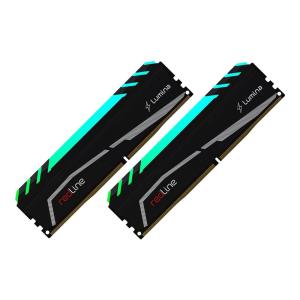 Mushkin Redline Lumina - DDR4 - kit - 16 GB: 2 x 8 GB - DIMM 288-pin - 4000 MHz / PC4-32000 - unbuffered (MLA4C400JNNM8GX2)