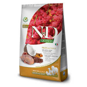 N&amp;D N&D Dog Quinoa Skin&Coat Fürj 2,5 Kg