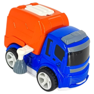  Játék ledkerekes utcaseprő autó 11x5,5 cm - kék