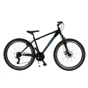 KANDS ® Battle 26'' Gyerek kerékpár 14" váz, 140-160 cm magasság, Fekete