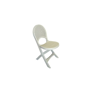  Összecsukható támlás fehér szék