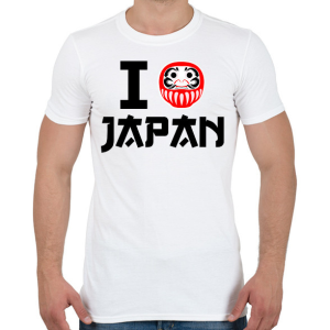 PRINTFASHION I love Japan 4 - Férfi póló - Fehér