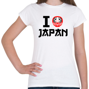 PRINTFASHION I love Japan 4 - Női póló - Fehér