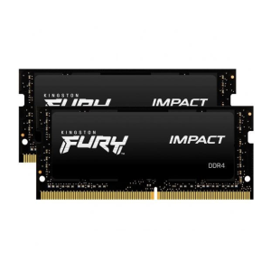 Kingston 64GB 3200MHz DDR4 RAM Kingston Fury Impact notebook memória CL20 (2x32GB) (KF432S20IBK2/64 )