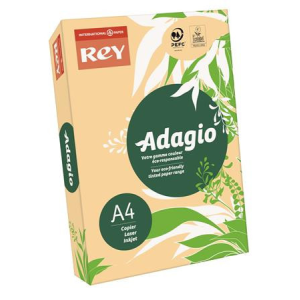 REY Adagio színes másolópapír, pasztell lazac, A4, 80 g, 500 lap/csomag (Code 08)