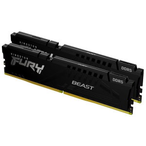  Kingston 32GB DDR5 5200MHz Kit(2x16GB) Fury Beast Black (KF552C40BBK2-32)