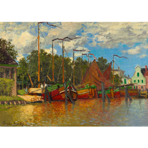 Bluebird Puzzle Art by Bluebird 1000 db-os puzzle - Claude Monet: Boats at Zaandam, 1871 - 60031
