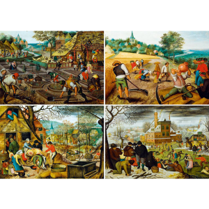 Bluebird Puzzle Art by Bluebird 1000 db-os puzzle - Pieter Brueghel the Younger - The Four Seasons 60020