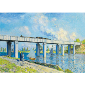 Bluebird Puzzle Art by Bluebird 1000 db-os puzzle - Claude Monet: Railway Bridge at Argenteuil, 1873 - 60038