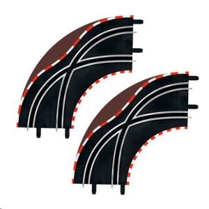 Carrera Go! / DIGITAL 143: Sínváltó kanyar pályaelem (2 db) (20061655) (20061655)