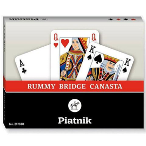 Piatnik Standard Römi kártya, dupla csomag 2x55 lap (217838) (PI217838) - Kártyajátékok