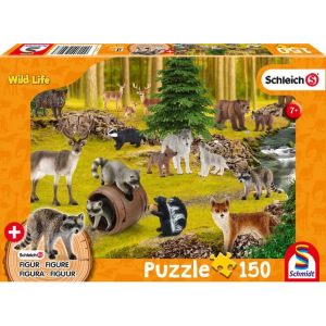 Schmidt Wild Life, Where the raccoons live, 150 db-os puzzle (56406) (SC56406) - Kirakós, Puzzle
