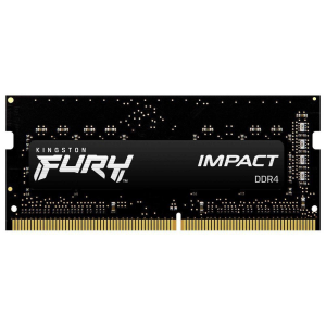 Kingston 8GB 2666MHz DDR4 RAM Kingston Fury Impact notebook memória CL15 (KF426S15IB/8)