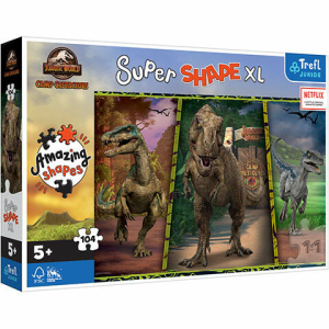 Trefl Jurassic World Színes dinoszauruszok 104 db-os XL puzzle – Trefl