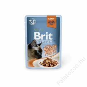 Brit Premium Cat Delicate Fillets in Gravy with Turkey 85g