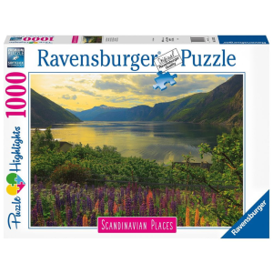 Ravensburger Puzzle 167432 Skandinávia Fjord Norvégiában 1000 darabos