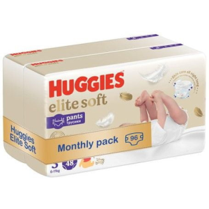 Huggies Elite Soft Pants 3, havi csomagolás, 144 db