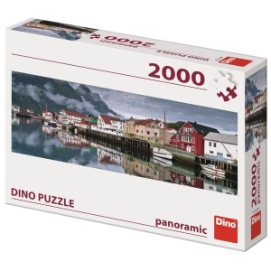 Dino Halászfalu puzzle panoráma, 2000 darabos