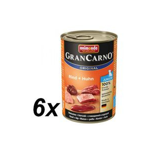 Animonda GranCarno Junior Csirke+Nyúl 6 x 400 g