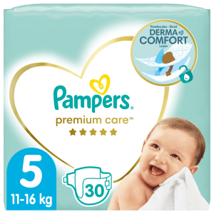 Pampers Premium Care pelenka, Méret 5, 30 db, 11kg-16kg