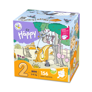 Bella Happy 2 Mini Box (3-6 kg) 156 darab