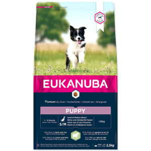 Eukanuba Puppy Small & Medium Lamb 2,5 kg