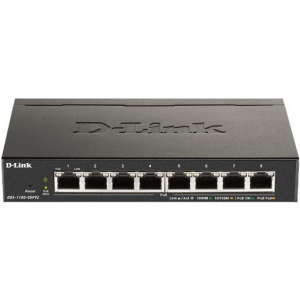 D-Link DGS-1100-08PV2 - Managed - L2/L3 - Gigabit Ethernet (10/100/1000) - Vollduplex - Power over Ethernet (PoE) (DGS-1100-08PV2/E)