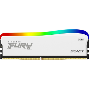 Kingston 16GB 3600MHz DDR4 RAM Kingston Fury Beast White RGB SE CL18 (KF436C18BWA/16) (KF436C18BWA/16)