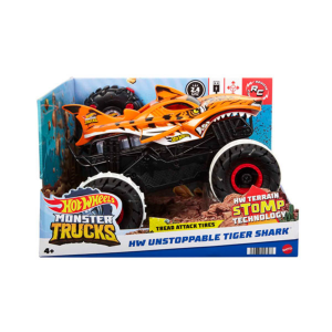 Mattel Hot Wheels Monster Trucks távirányítós terepmászó Tiger Shark járgány 1:15 - Mattel