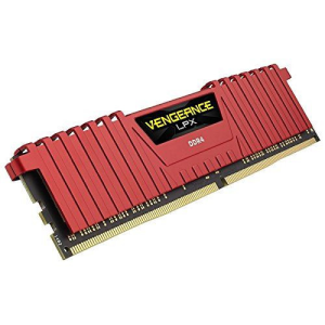 Corsair 8GB 2400MHz DDR4 RAM Corsair Vengeance LPX Red CL16 (CMK8GX4M1A2400C16R)