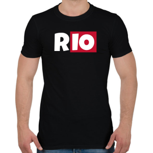 PRINTFASHION RIO - Férfi póló - Fekete